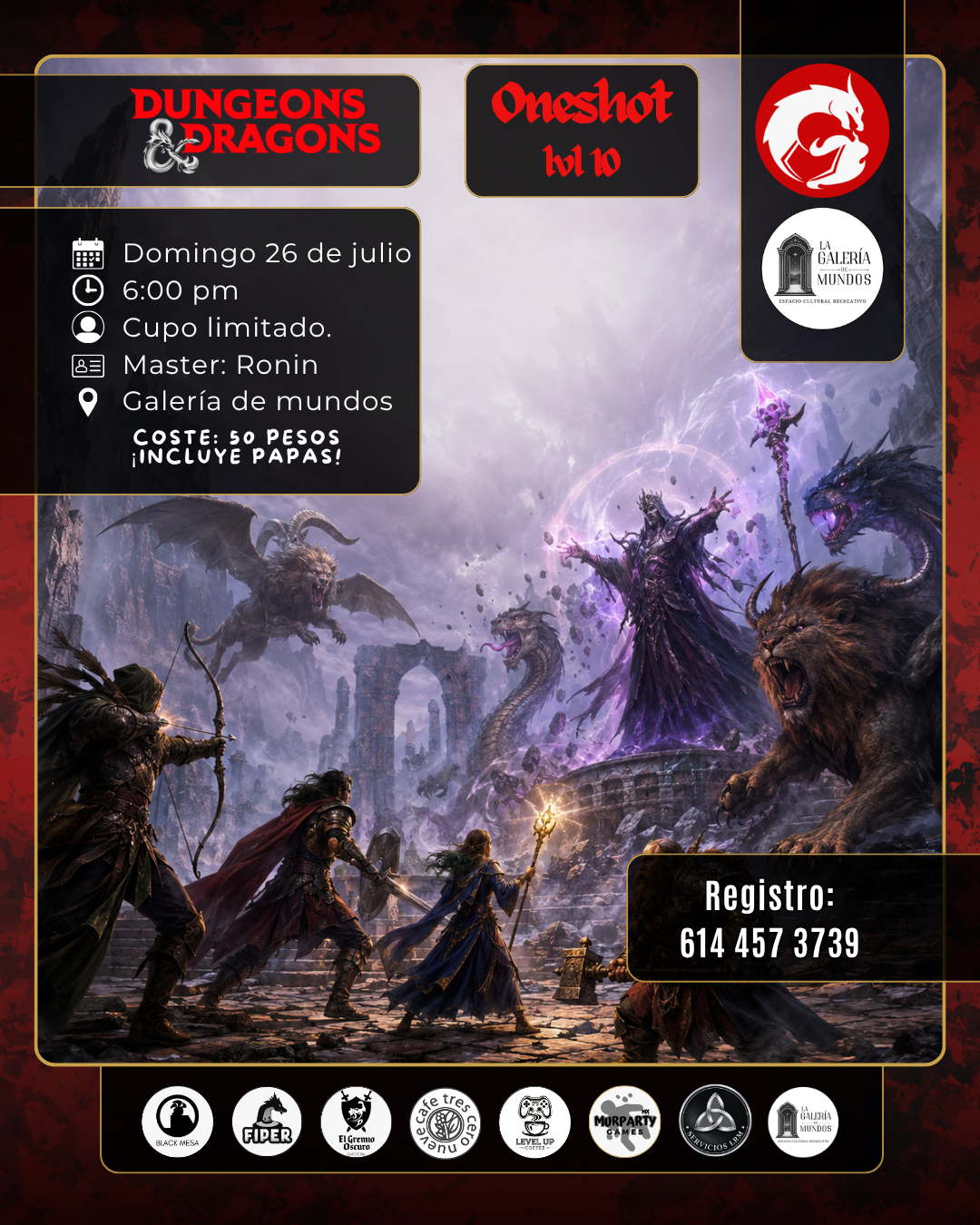 Dungeons & Dragons – One-shot nivel 10