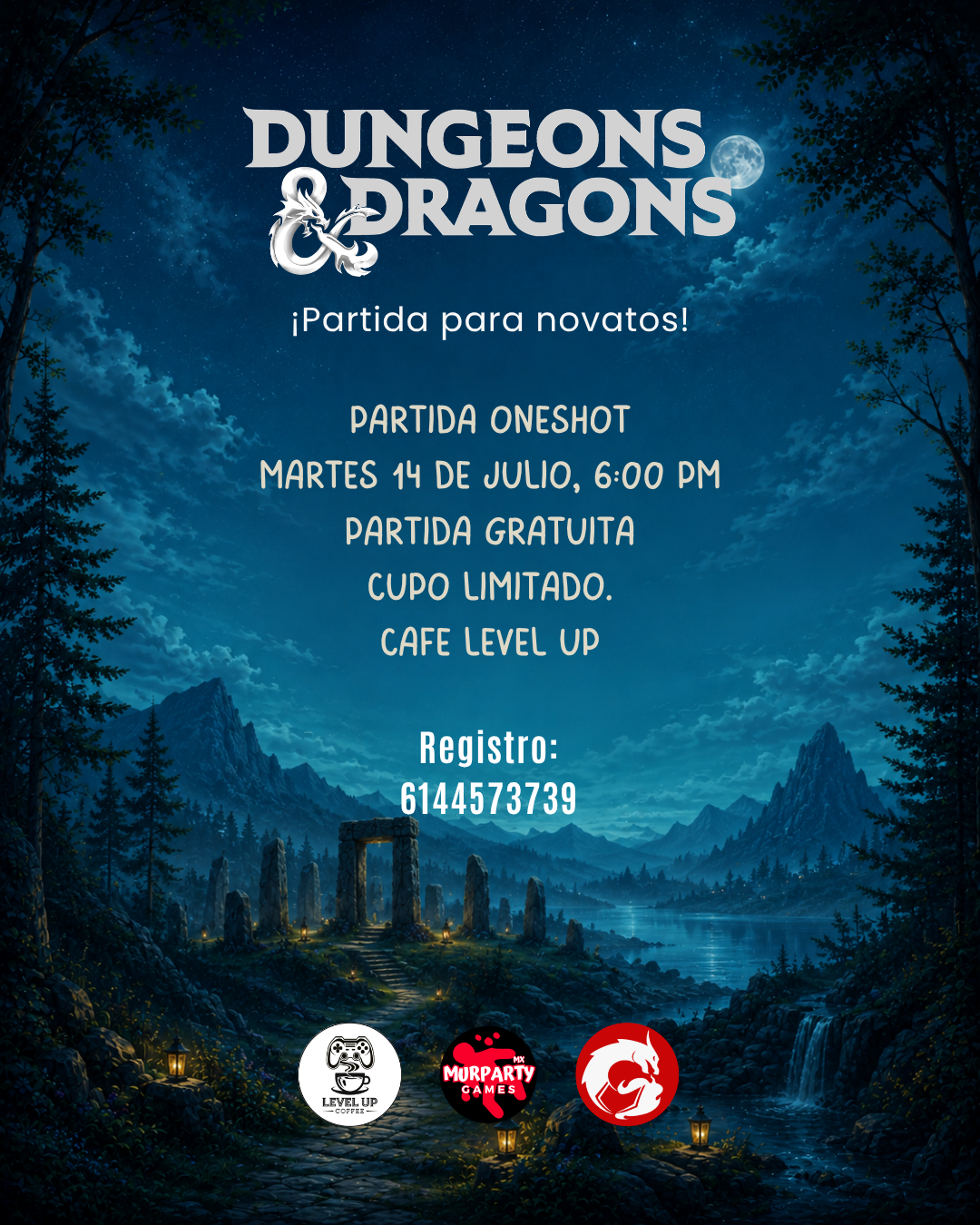 Dungeons & Dragons – oneshot para novatos