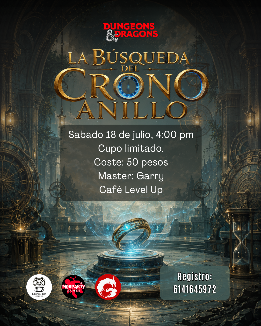 La búsqueda del Crono Anillo – Dungeons & Dragons