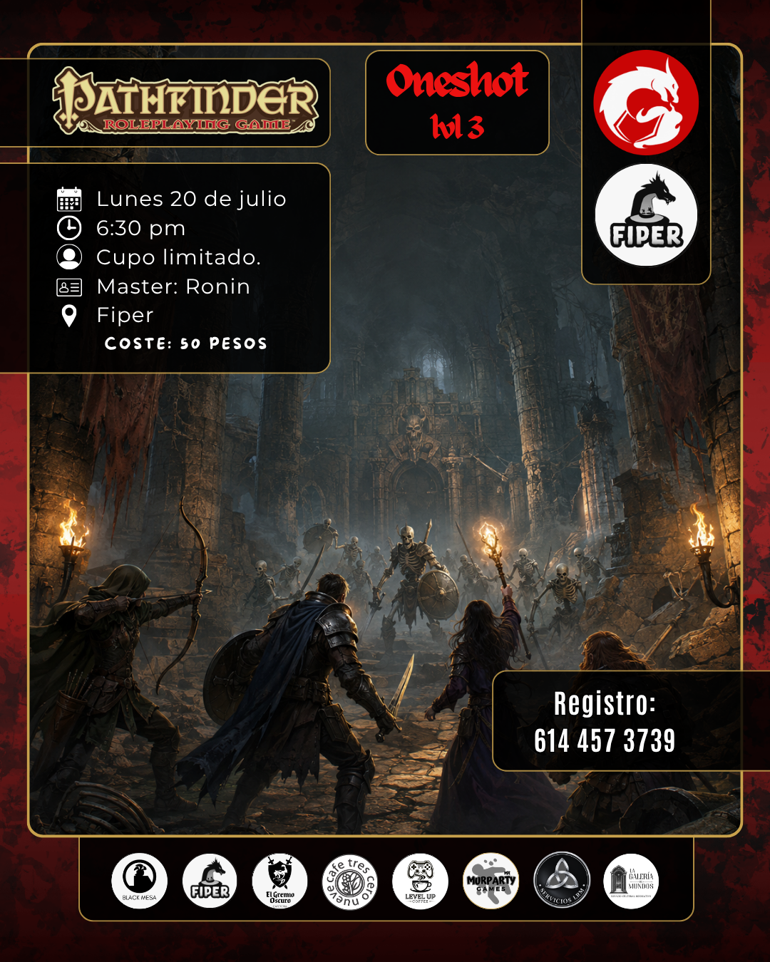 Pathfinder – Oneshot Lvl 1